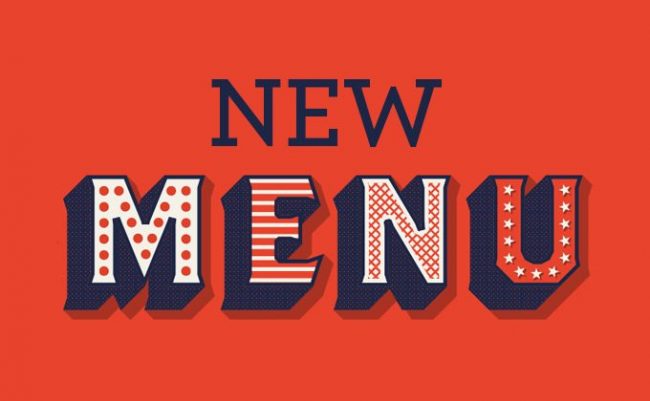 nouveau menu